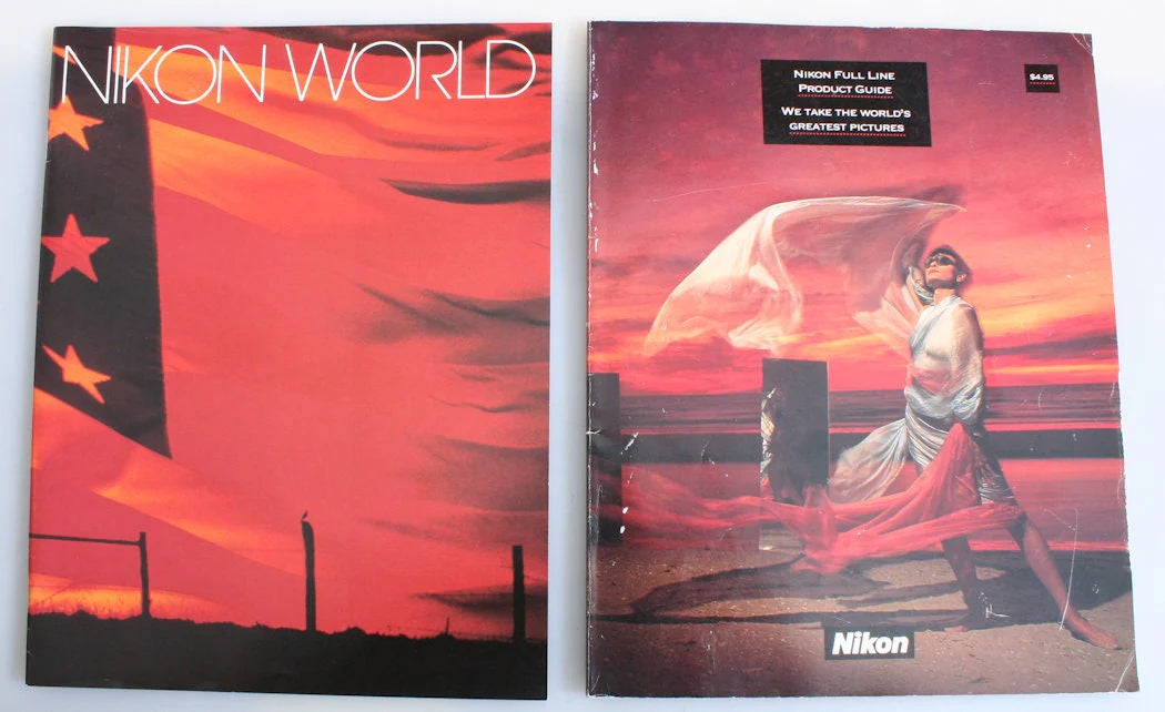 Nikon Full Line Product Guide & Nikon World Winter 1993, Set of 2