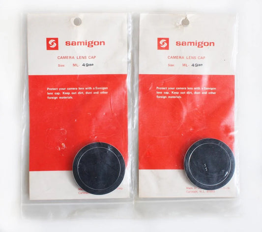 49mm Metal Lens Caps Set of 2