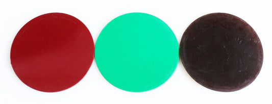 Darkroom Round Safelight Filters Set of 3