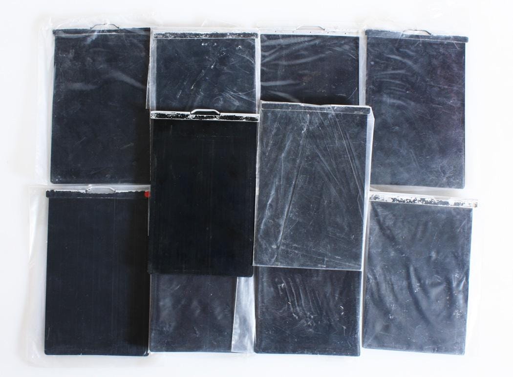 4X5 Dark Slides Set of 10 AS IS