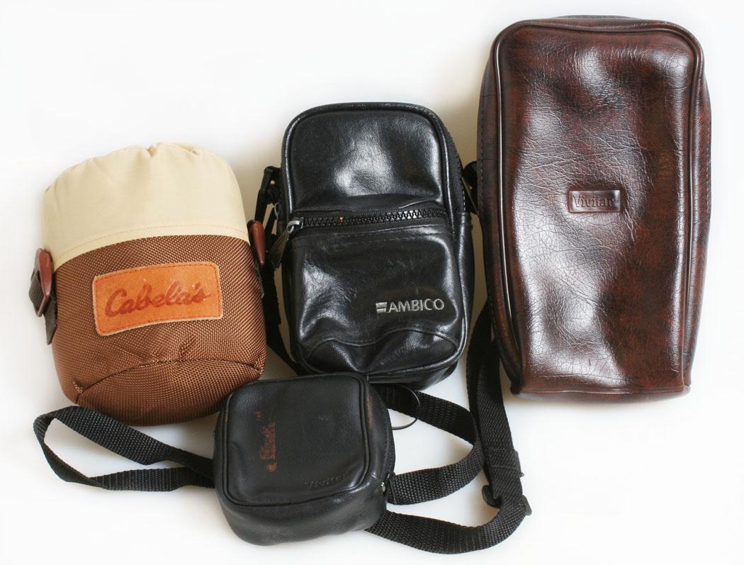 Camera Lens/Flash Pouches Set of 4