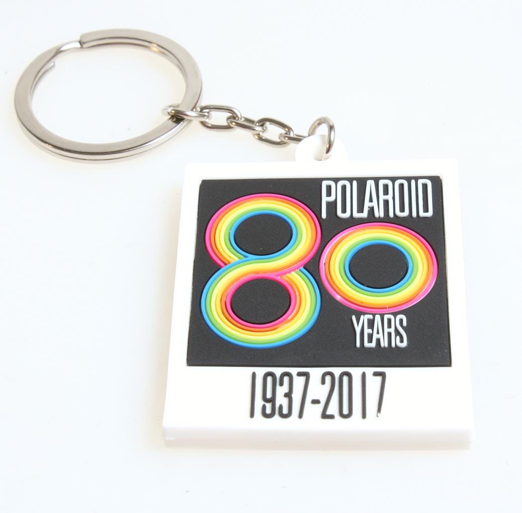 Polaroid Key Chain 80 Years 1937-2017