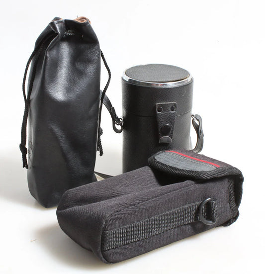 Lens Cases, Hard & Soft, Set of 3