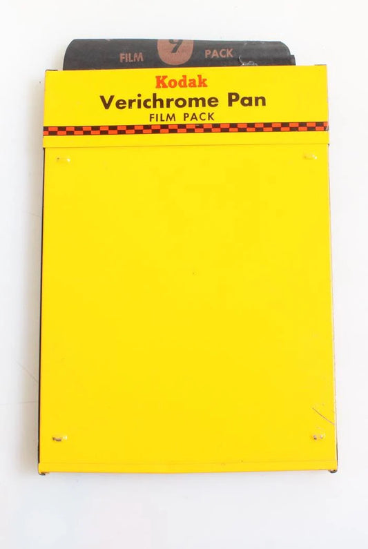 Kodak 4 X 5 Film Pack Verichrome Pan, Vintage, Display Only