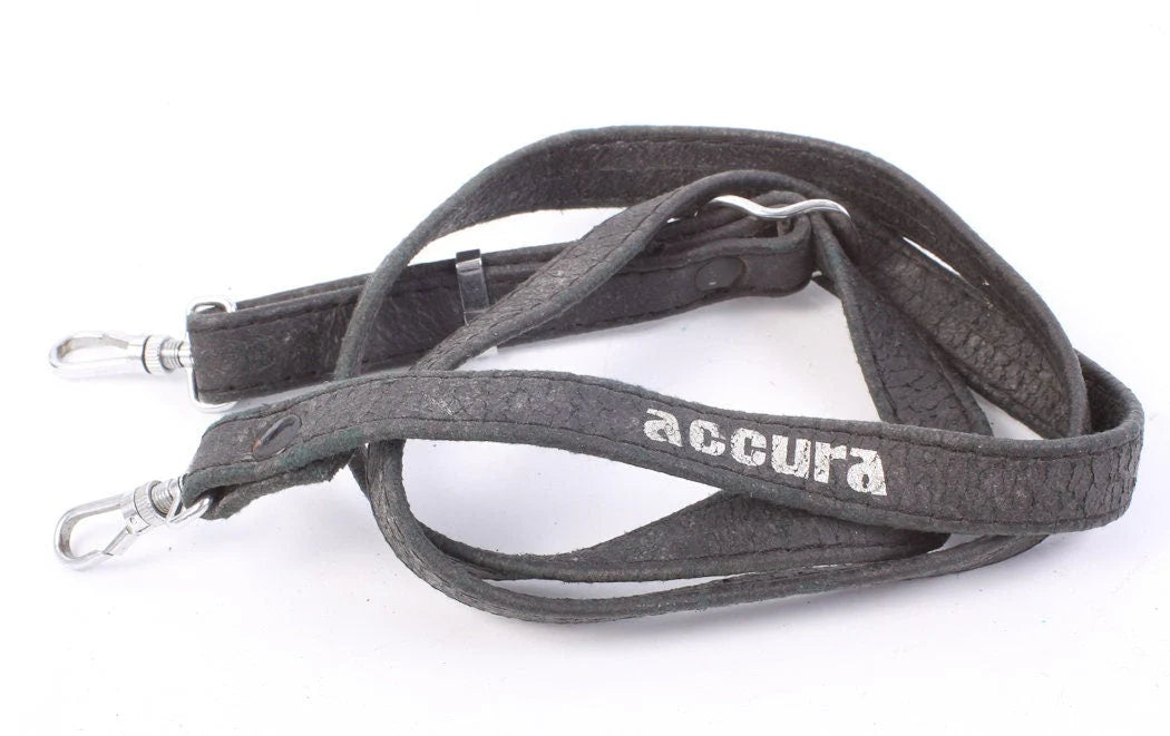 Camera Strap Black Leather 1970S