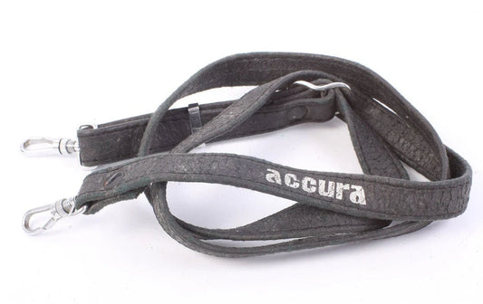 Camera Strap Black Leather 1970S