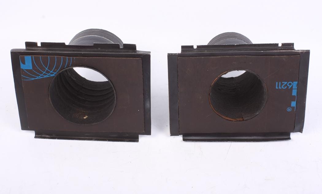 Top Hat Tubes Set Of 2 And Fish Eye Shade In Case