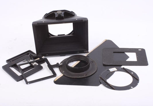 Chrosziel Matte Box Tray Holder With 402-04 4x4 Filter Hood, 3x3 , Case& Extras