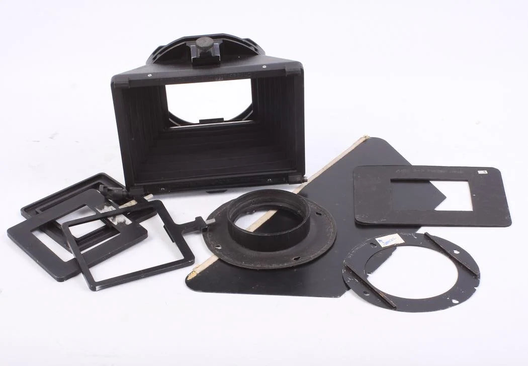 Chrosziel Matte Box Tray Holder With 402-04 4x4 Filter Hood, 3x3 , Case& Extras