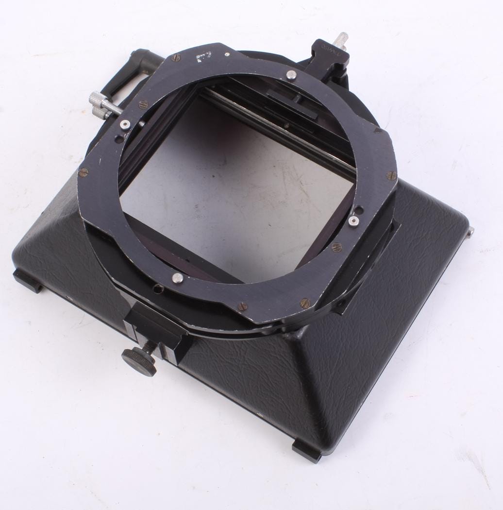 Chrosziel Matte Box Tray Holder With 402-04 4x4 Filter Hood, 3x3 , Case& Extras