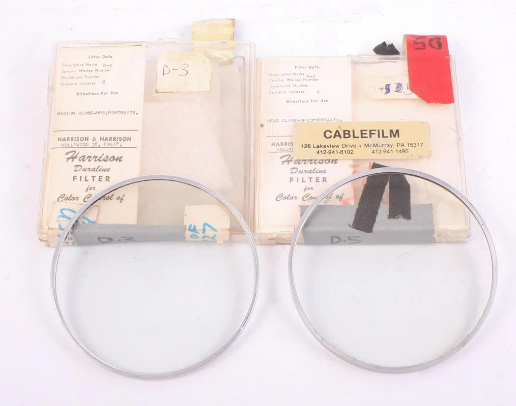 Harrison and Harrison 4.5 Round Glass Diffusion D3 & D5 Filters, Set of 2