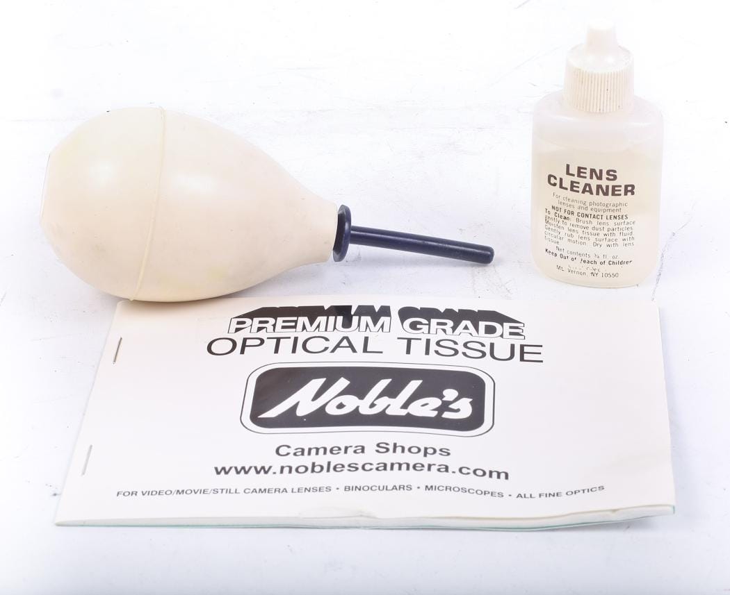 Camera Blower, Lens Tissues And Cleaner
