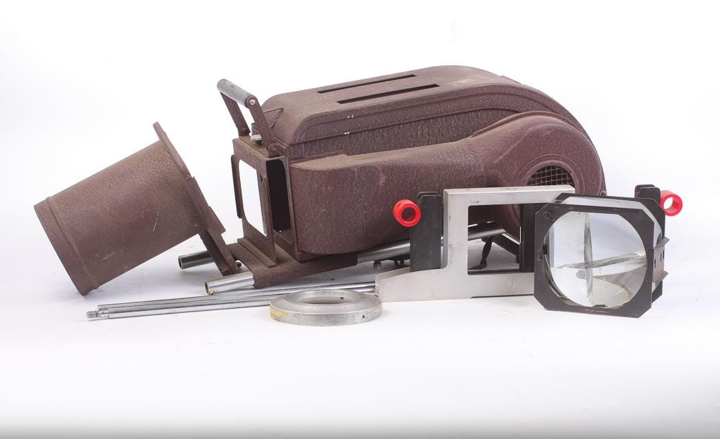 Delineascope Projector w/ Case, Display Only Spencer American Optical Model GK