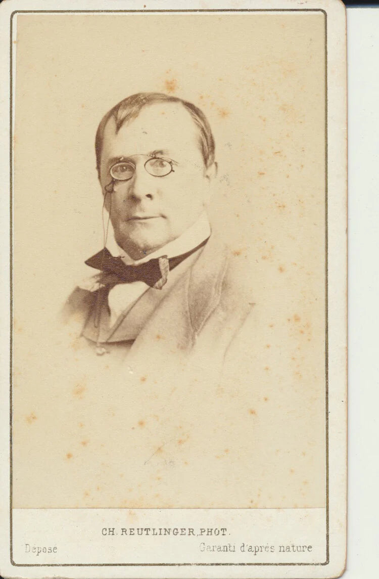 CDV PORTRAIT OF FRENCH JOURNALIST EMILE DE GIRARDIN