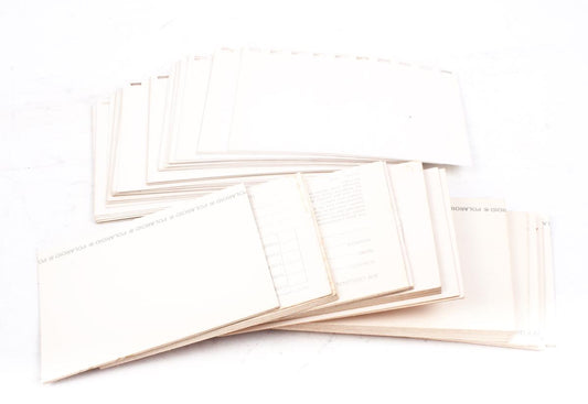 600 & Sx70 Film Cardboard Print Mounts And Sleeves, Lot Of 40