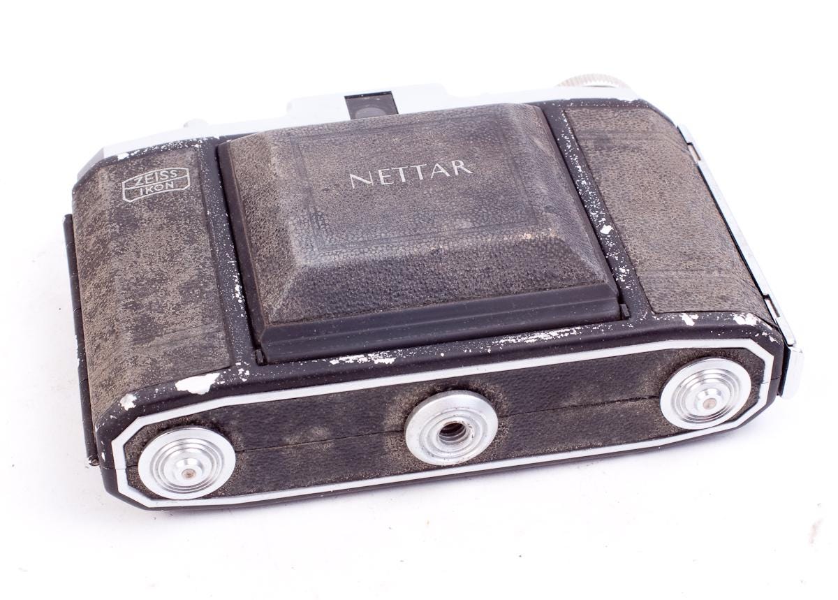Zeiss Ikon 35mm Camera w/ Case & Cable Release, Works