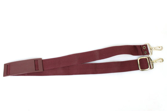 Camera Strap Wide 1960s Burgundy