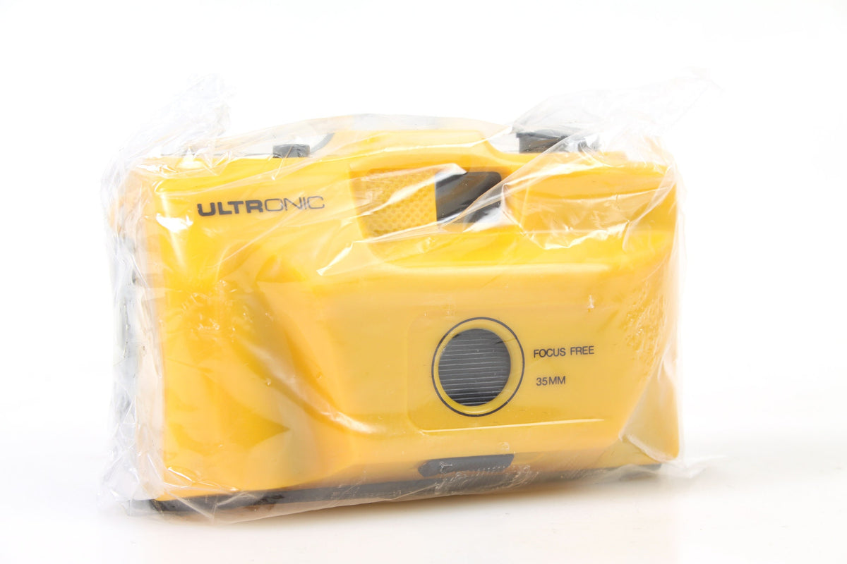 35mm Yellow Camera w/ Case and Wrist Strap