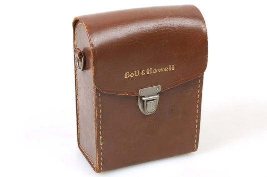 Camera Case Brown 1950s Leather