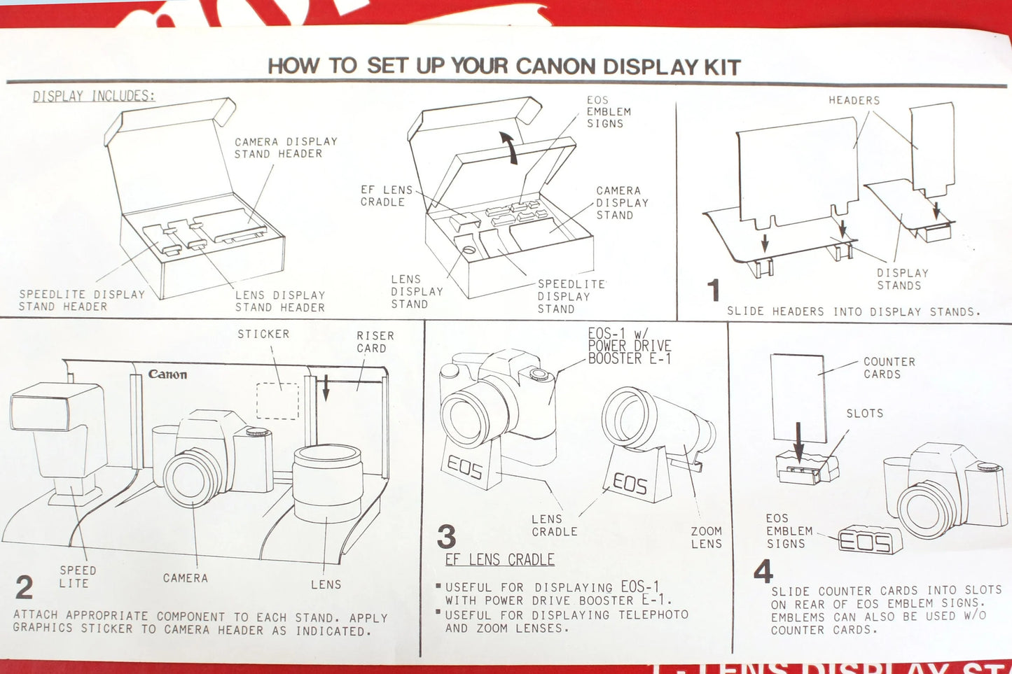 Canon Image Maker Display Stand Kit