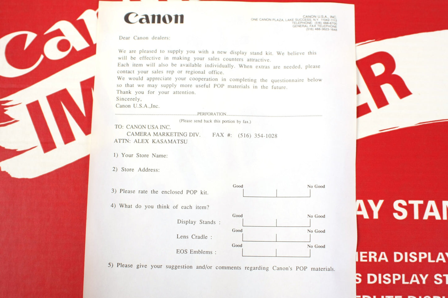 Canon Image Maker Display Stand Kit