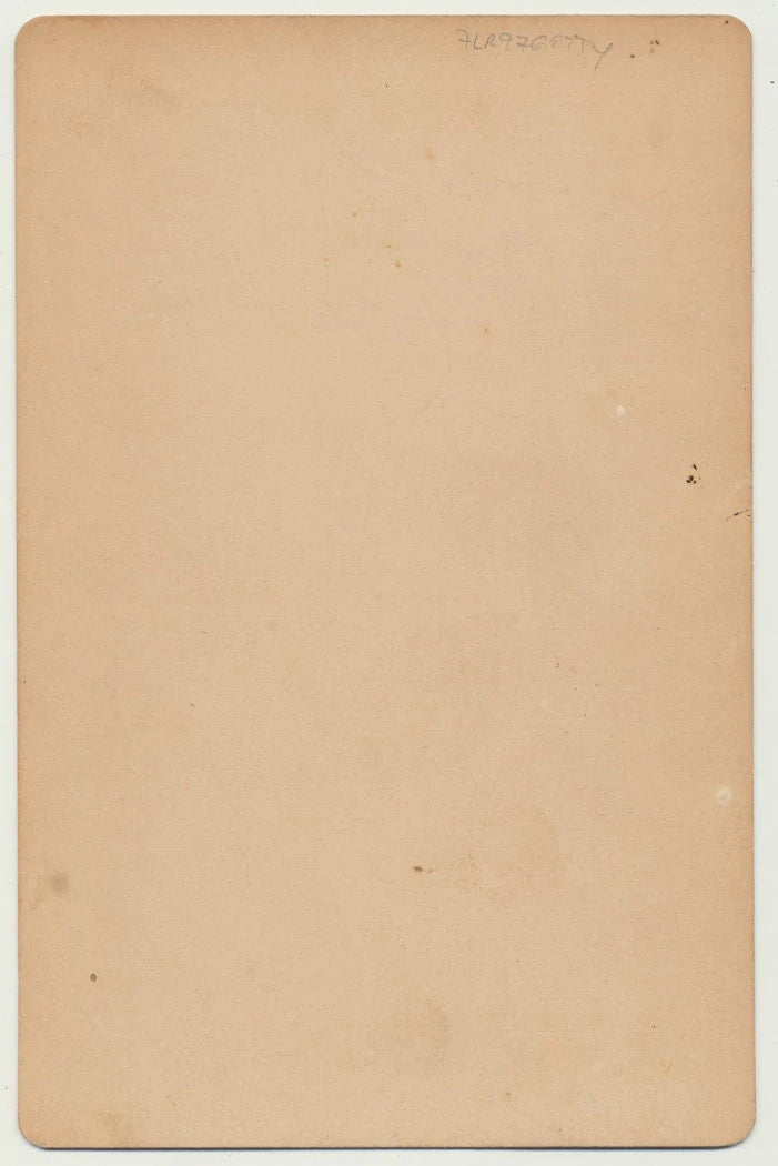 Exhausted, Yet Clean Cut, Looking Man. Cabinet Card.