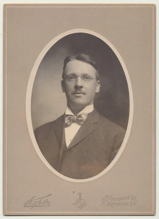 Swanky Man. Potential Wall Street Banker. Mounted Silver Print. Brooklyn, NY.