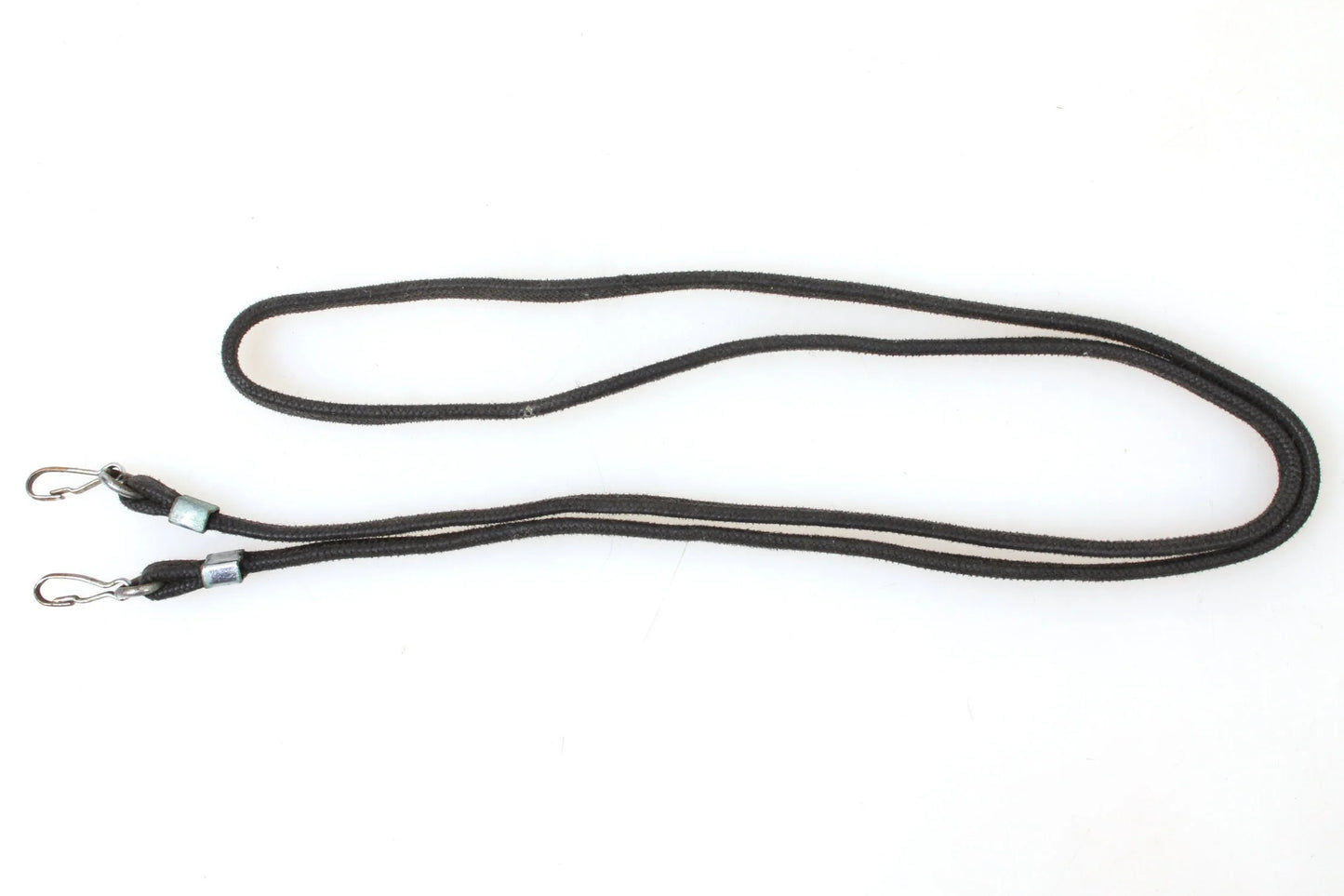 Camera Strap Black Braided Cloth, 1940s