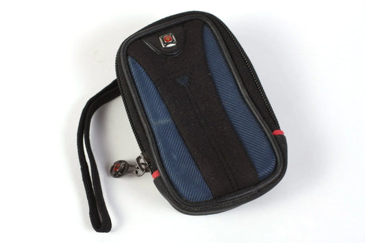 Camera Case Blue / Black w/ Wrist Strap and Belt Loop