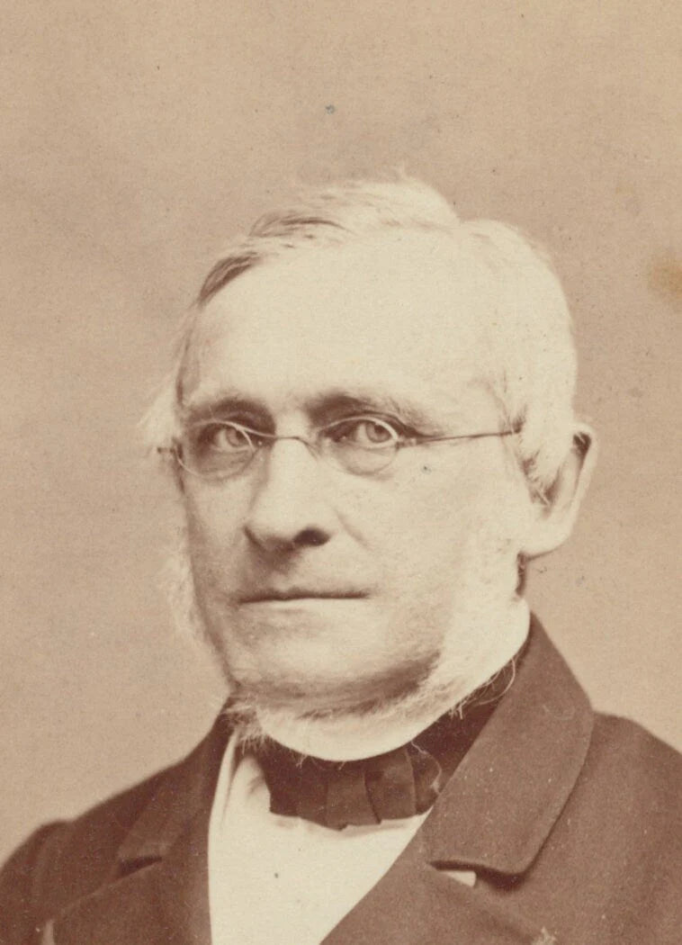 Older Gentleman w/ Unruly Beard and Saucy Side-Eye. CDV. Berlin, Germany.
