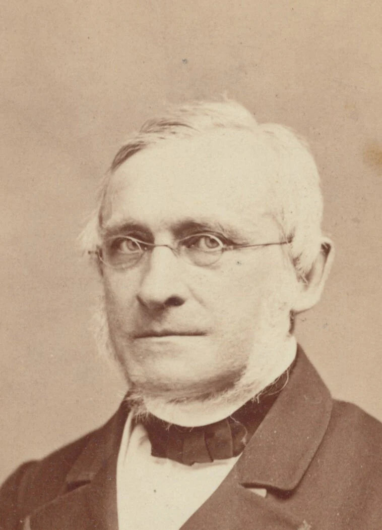Older Gentleman w/ Unruly Beard and Saucy Side-Eye. CDV. Berlin, Germany.
