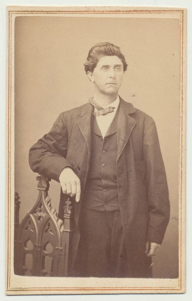 John Turturro Look-Alike. CDV. Bowery, New York, United States.