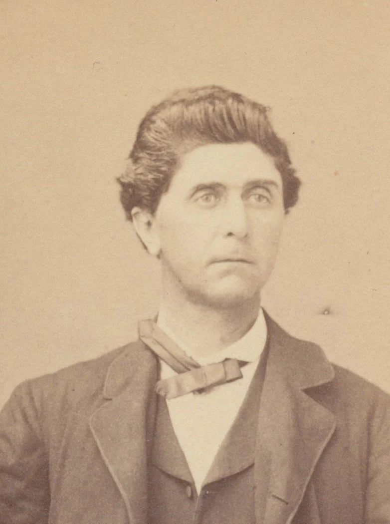John Turturro Look-Alike. CDV. Bowery, New York, United States.
