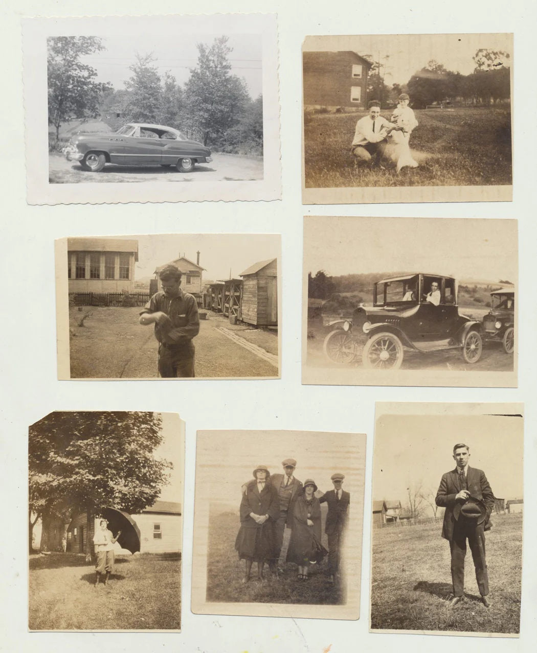 Large Lot of Found Photos. Snapshots. 49 Silver Prints. People, Animals, Things.