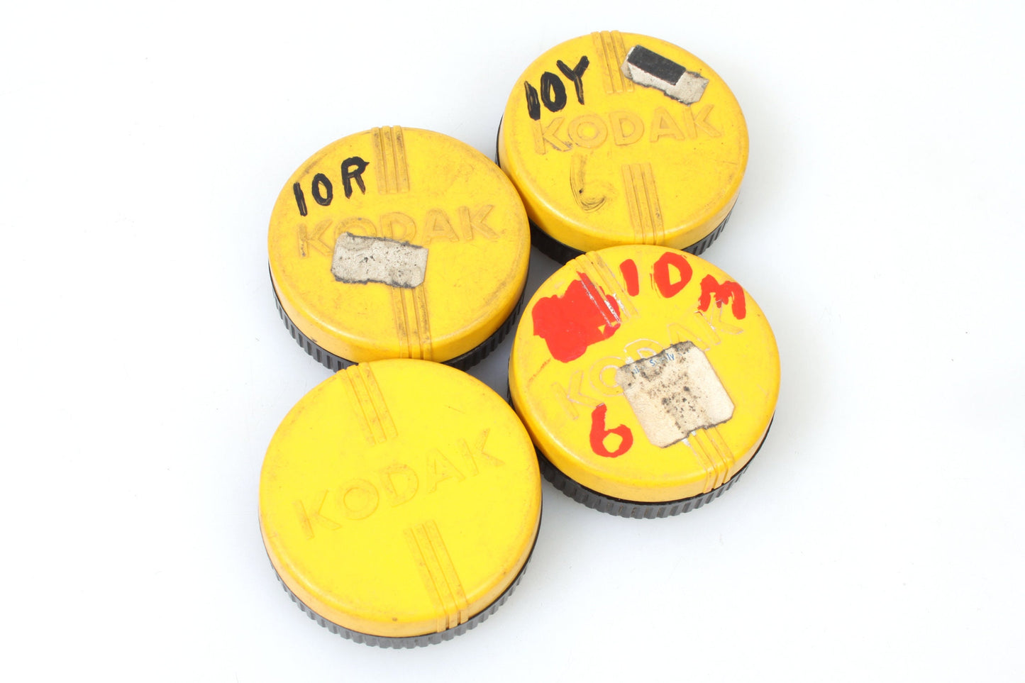Vintage 50s-60s Lens Kodak Canister / Container / Collectible - Set of 4