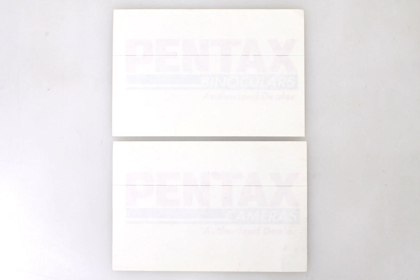 Pentax Cameras + Binoculars Authorized Dealer Door Stickers - Set of 2 - New