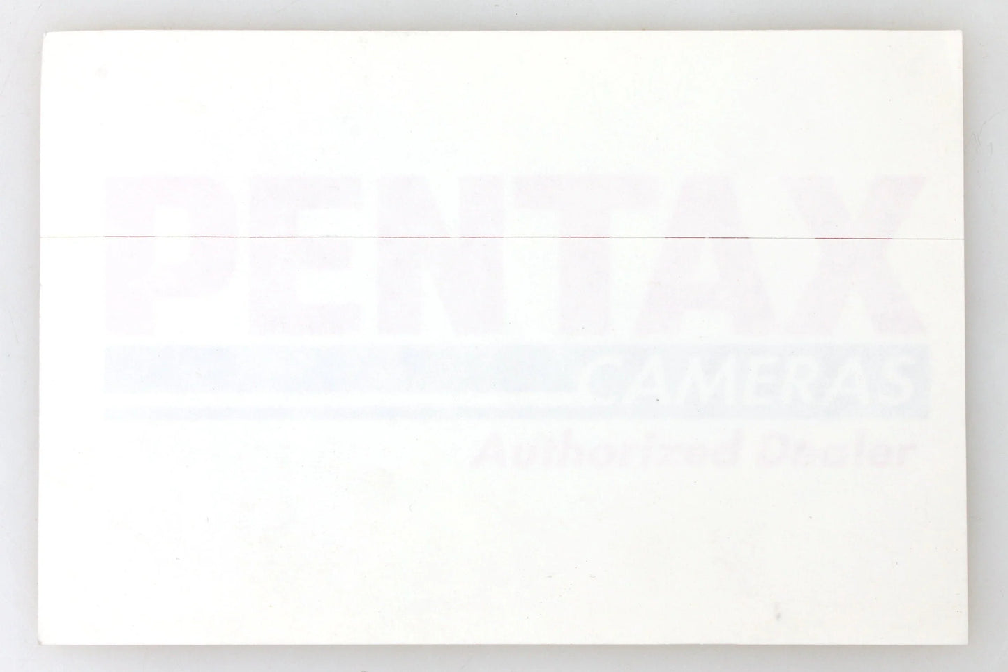 Pentax Camera Authorized Dealer Door Sticker - New