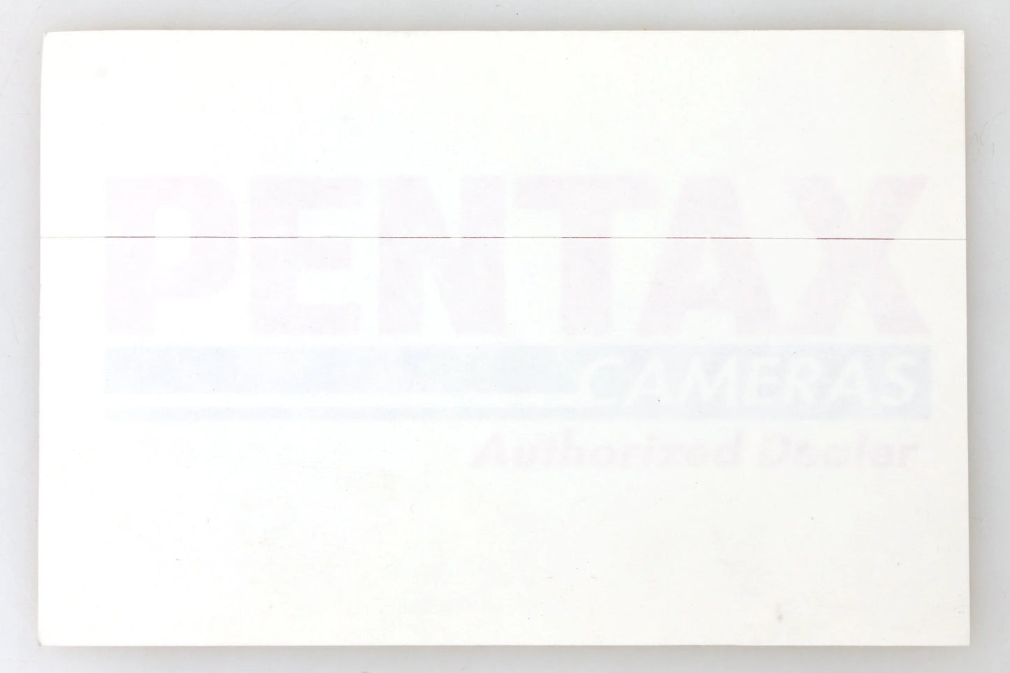 Pentax Camera Authorized Dealer Door Sticker - New