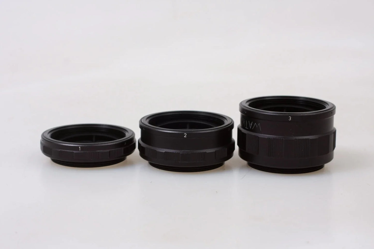 Pentax Screw Mount Close Up Extension Tube Set in Case