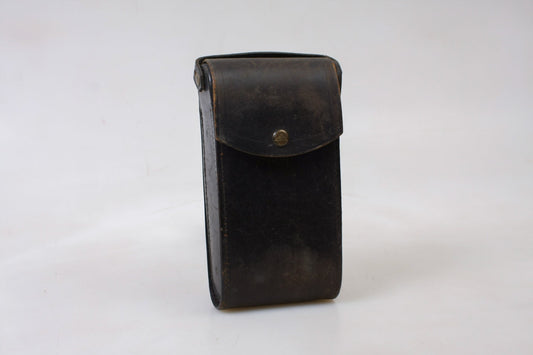 Photoghraphic Black Leather Case 100 Years Old