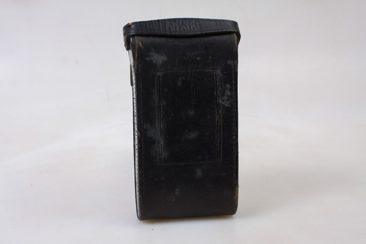 Photoghraphic Black Leather Case 100 Years Old