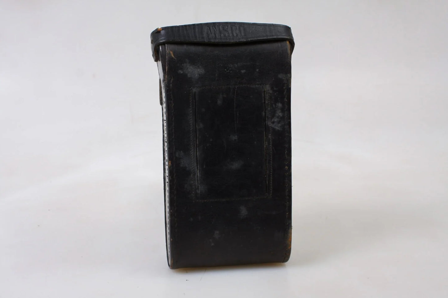 Photoghraphic Black Leather Case 100 Years Old