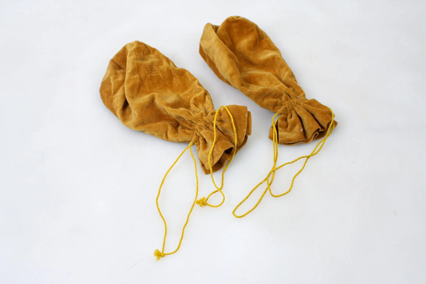 Gold Camera Lens Pouches - Set of 2