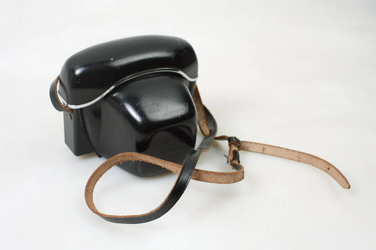 Kodak Black Leather Camera Case - 1960s