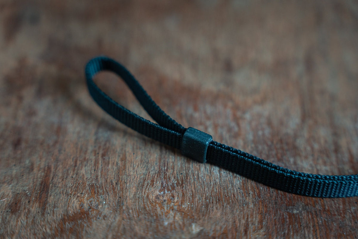 Black Heavy Duty Camera Wrist Strap