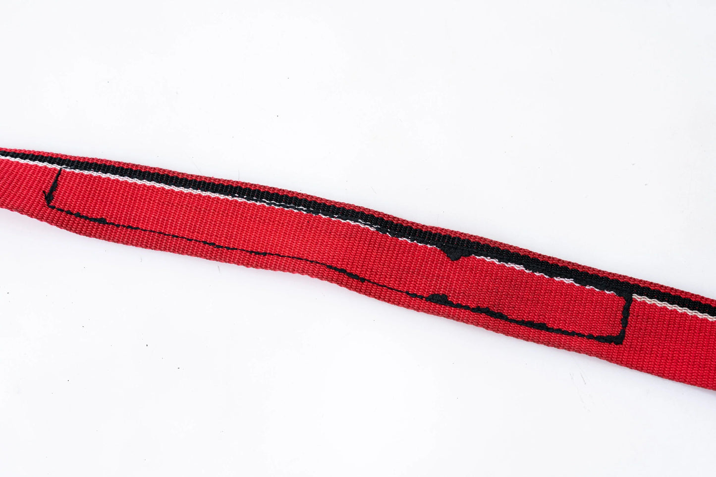 Unbranded Red, White, and Black Camera Strap w/ Two 35mm Film Holders