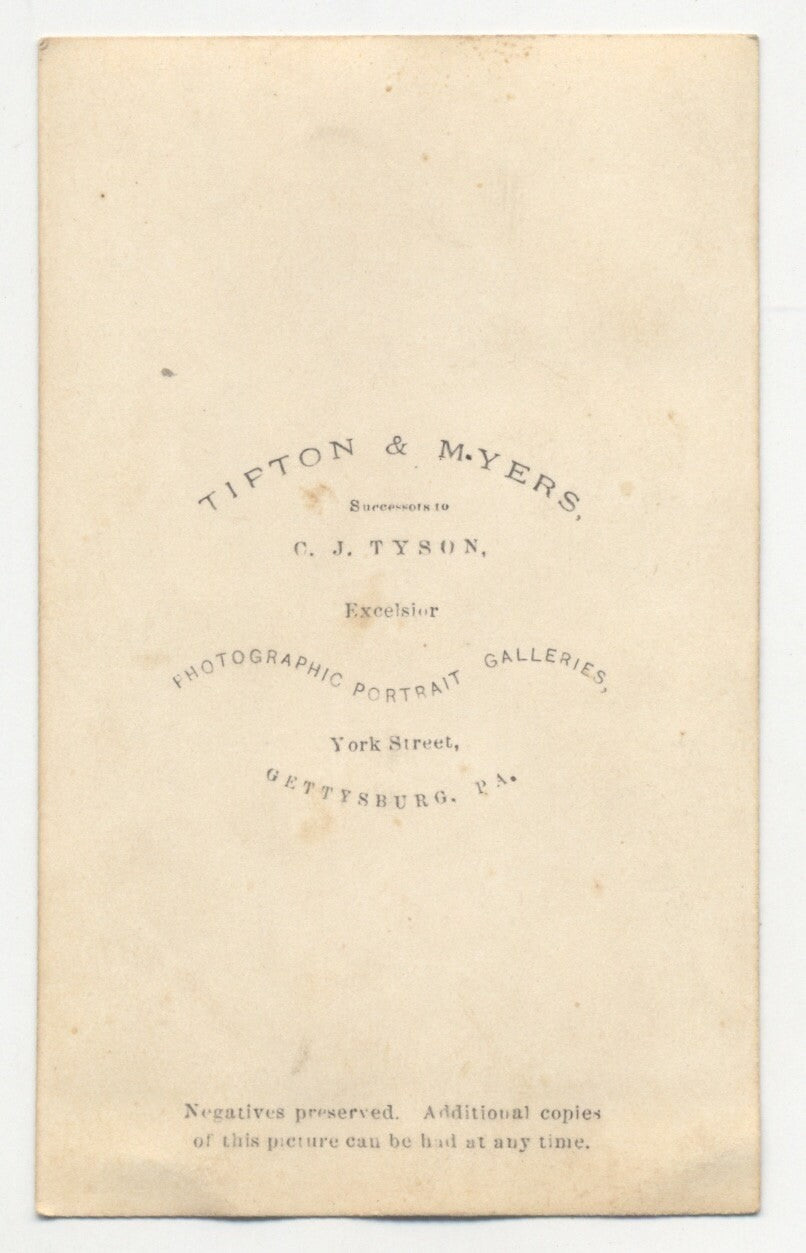 Civil War Era Portrait of an Older Man in a Coat w/ Slicked Hair - CDV
