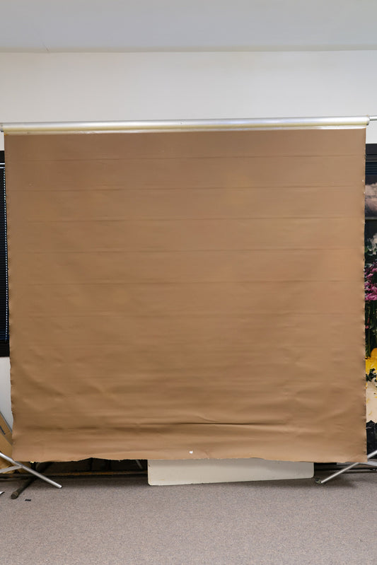 Local Pickup Only (Pittsburgh, PA) - 7ft 8in x 8ft Vintage Canvas Photography Backdrop - Dark Tan