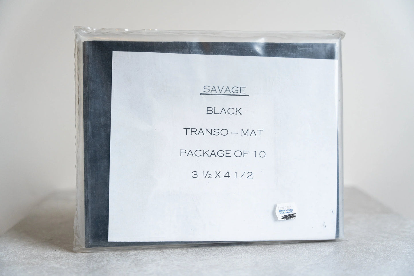 Black Mat Boards 7.5x9.5in, 3.5x4.5in Opening - Pack of 10