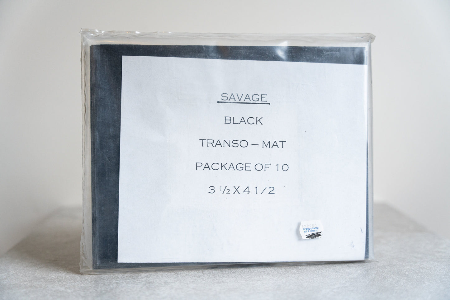 Black Mat Boards 7.5x9.5in, 3.5x4.5in Opening - Pack of 10